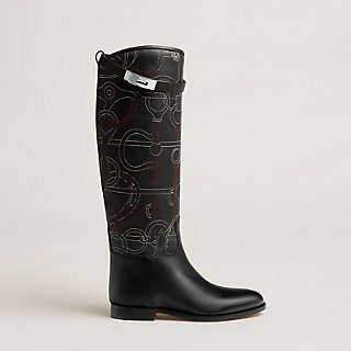 Jumping boot - Black | Hermès USA